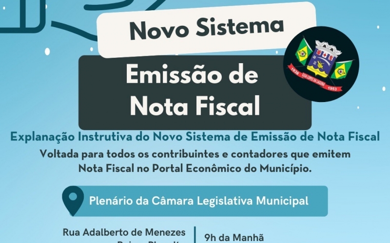 Novo Sistema para Emissão de Nota Fiscal do Município