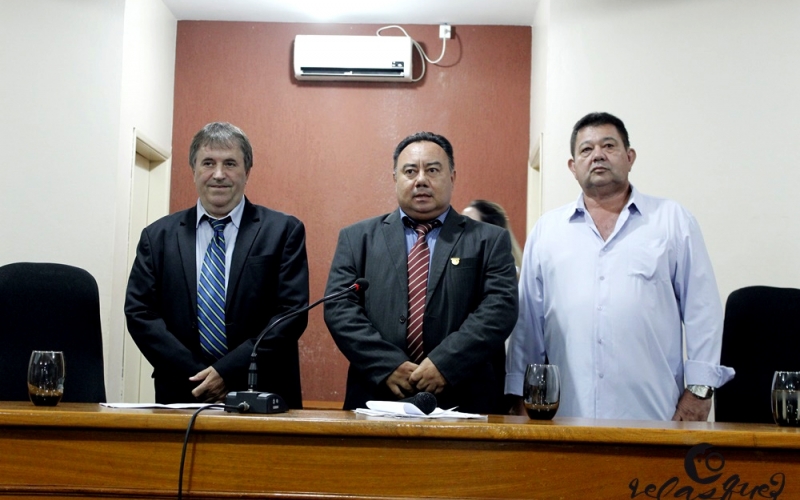 Jair Scapini discursa na abertura dos trabalhos da Câmara Municipal